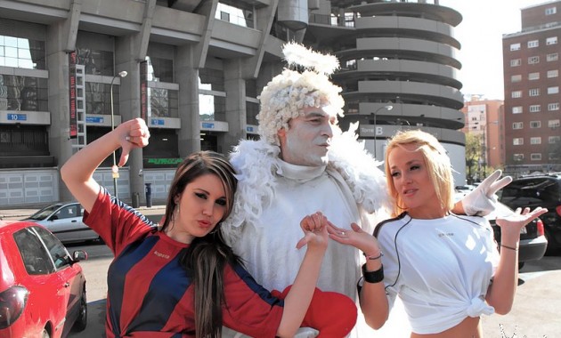Hanna Montada, Samantha Sainz – Gran Clasico Porno Madrid Vs Barcelona