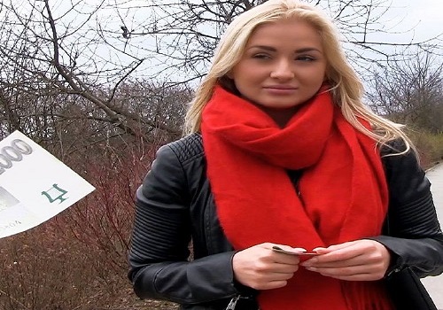 PublicPickUps – Cayla Lyons – Euro Blonde Has Cute Small Tits